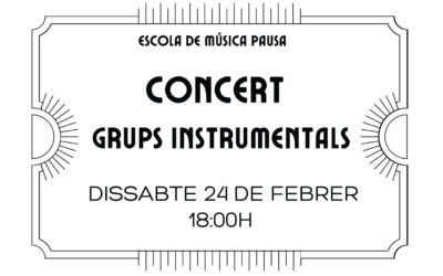 Concert d’hivern – Grups Instrumentals